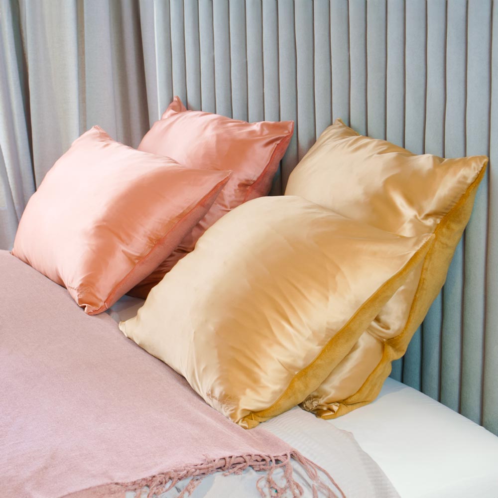 Kiss Pillow Rose Gold - Taie d'oreiller