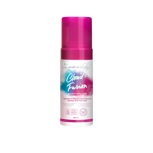 Cloud Fusion 100ml - Mousse capillaire fixante pour cheveux multi-texturés